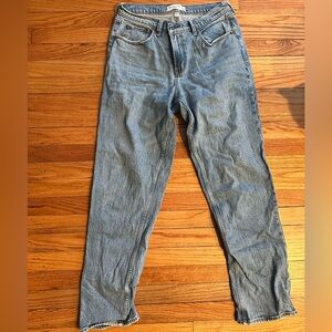 Abercrombie & fitch 90s straight mid rise curve love